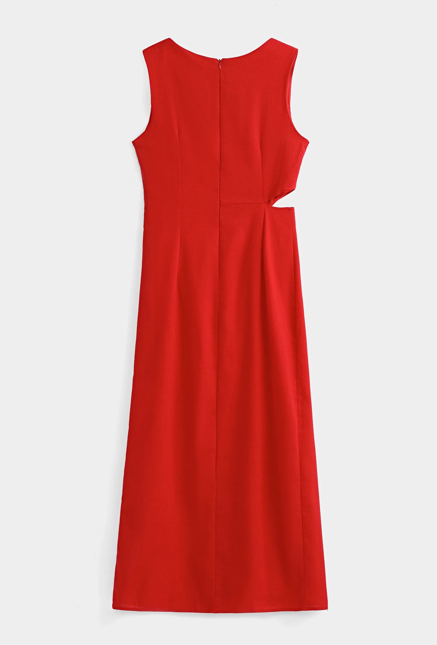 Robe longue en lin avec une bretelle torsadée